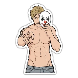 Telegram sticker 🤡 NOVOE OLDOVOE