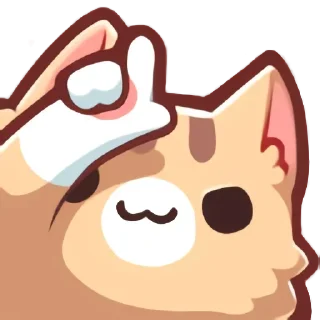 Telegram sticker 👆 Naughty cat (@dailystkrbot)