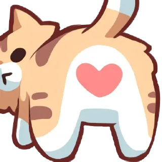 Sticker ❤️ Naughty cat (@dailystkrbot)