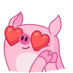 Sticker 😍 Nick Wallow Pig