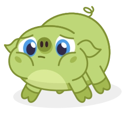 Telegram sticker 🤮 Nick Wallow Pig