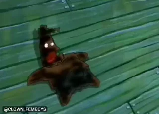 Video sticker 😄 Freaky SpongeBob @CLOWN_FEMBOYS