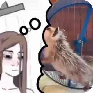 Video sticker 😪 uksus's opossums! :: @fStikBot