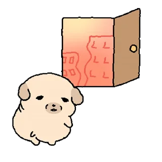 Video sticker ⭐ 눌어붙은 누덩이(여름ver) @manbull_sticker_bot
