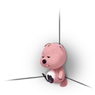 Telegram sticker 🤗 나홀로 잔망루피 @moe_sticker_bot