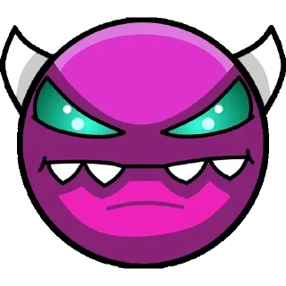 Telegram sticker 👿 Geometry Dash @SnowNetushki