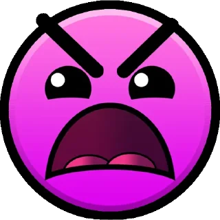 Telegram sticker 😫 Geometry Dash @SnowNetushki