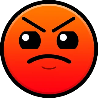 Telegram sticker 😡 Geometry Dash @SnowNetushki