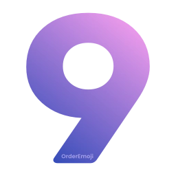 Sticker 9️⃣ Letters ➜ @emodzistickery