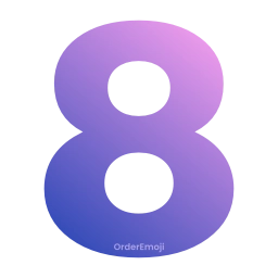 Sticker 8️⃣ Letters ➜ @emodzistickery