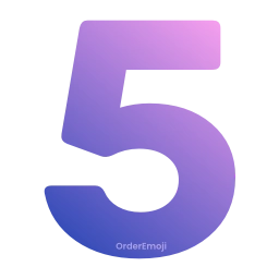 Sticker 5️⃣ Letters ➜ @emodzistickery