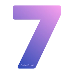 Sticker 7️⃣ Letters ➜ @emodzistickery