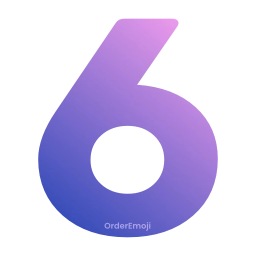 Sticker 6️⃣ Letters ➜ @emodzistickery