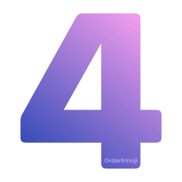 Sticker 4️⃣ Letters ➜ @emodzistickery