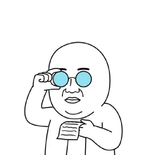 Telegram sticker 💬 Today&#39;s Meme #Hit the Spot By @KakaoEmoticon
