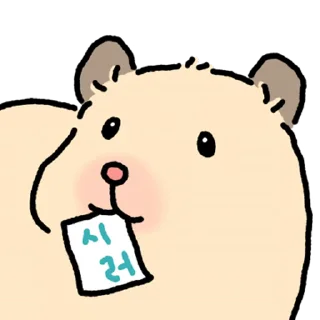 Video sticker ⭐ 햄스터 확대 7 @manbull_sticker_bot