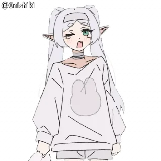 Telegram sticker 😴 Yunayu is Pink | @Onishiki @OniGP