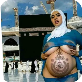 Telegram sticker 🏖 hindu Islam