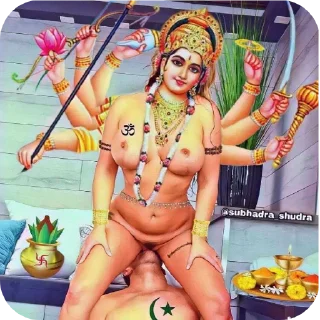 Sticker 💪 hindu Islam