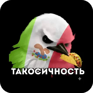Telegram sticker 🐦 Фулл хаус