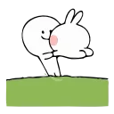 Telegram sticker 🤩 spoiled rabbit @tgsticker @farsisticker