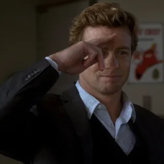 Telegram sticker 😶 the mentalist :: @fStikBot