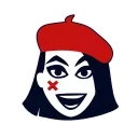 Telegram stiker 🤪 Mime Girl