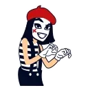 Telegram stiker 😈 Mime Girl