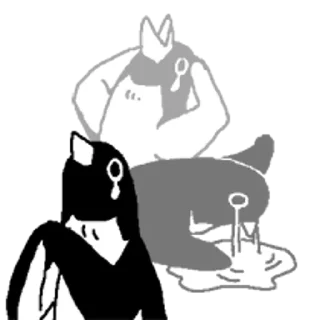 Telegram sticker 😀 아대리는 퇴근하고싶다