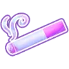 Sticker 🚬 ૮꒰ ｡っ -｡꒱ఎ   ⃝@mewsticks ⊹  ◜ ♡  𝅭