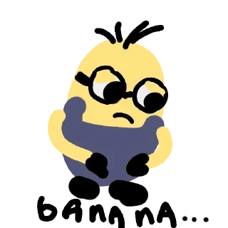 Telegram sticker 😔 миньоны