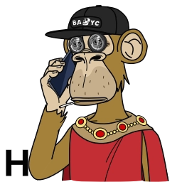 Telegram sticker 🫨 BAYC #3278 @vibes