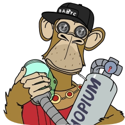 Telegram sticker 🫁 BAYC #3278 @vibes