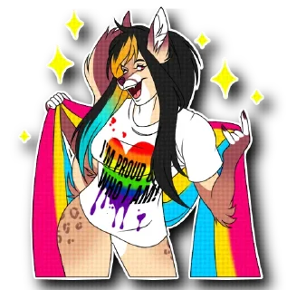 Telegram stiker 🏳️‍🌈 Kaylie Pack