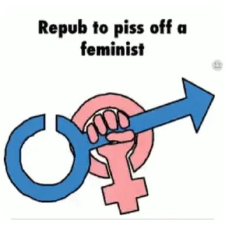Telegram sticker 🖼 Anti feminist meme
