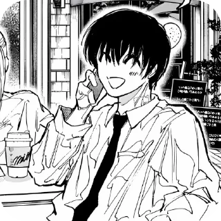 Telegram sticker 😁 Anime v1 by @SangSomnang