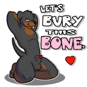 Telegram sticker 💄 Havok Rotty