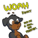 Telegram sticker 😱 Havok Rotty