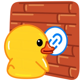 Телеграм стикер 🔗 Utya Duck 2