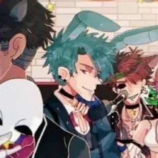 Telegram sticker 🎸 Ⲣⲟⲕⲥⲧⲁⲣ Ⳝⲟⲏⲏυ @FNaFStickersss :: @fStikBot