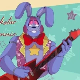 Telegram sticker 🎸 Ⲣⲟⲕⲥⲧⲁⲣ Ⳝⲟⲏⲏυ @FNaFStickersss :: @fStikBot