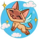 Telegram stiker 😊 Siamese Kitty