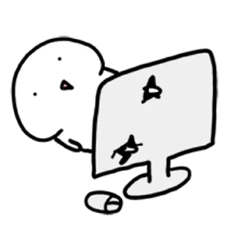 Telegram sticker 😀 얼렁뚱땅 찌랭이 일상