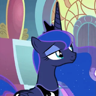 Video sticker 😏 Princess Luna | @MLP_AnimatedStickers