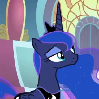 Video sticker ☺️ Princess Luna | @MLP_AnimatedStickers
