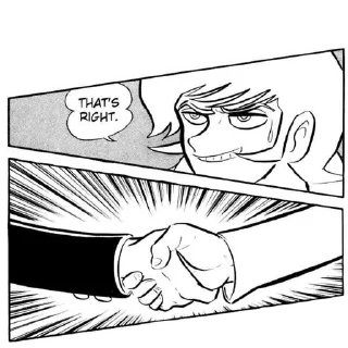 Telegram sticker 🤝 devilman