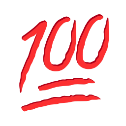 Sticker 💯 Status ➜ @emojiff
