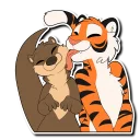 Sticker 👅 Tiger