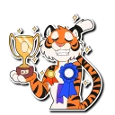 Telegram stiker 🥇 Tiger