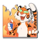 Telegram stiker 🔥 Tiger
